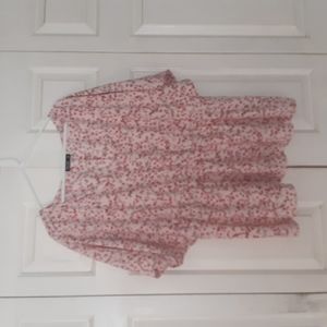 SHEIN curve shirt womens plus size 4x floral
